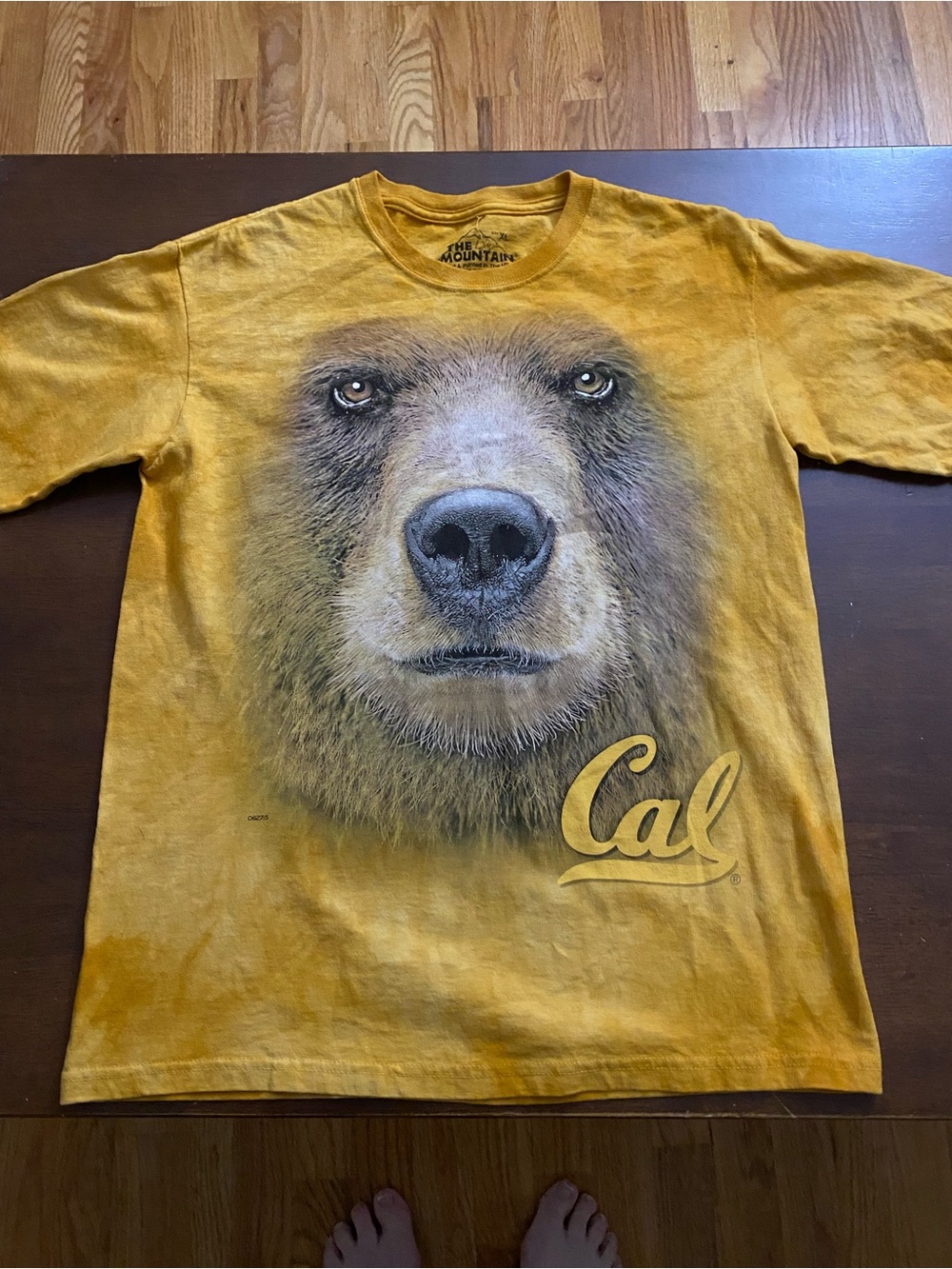 The Mountain Yellow Bear Face Cal Graphic Tee